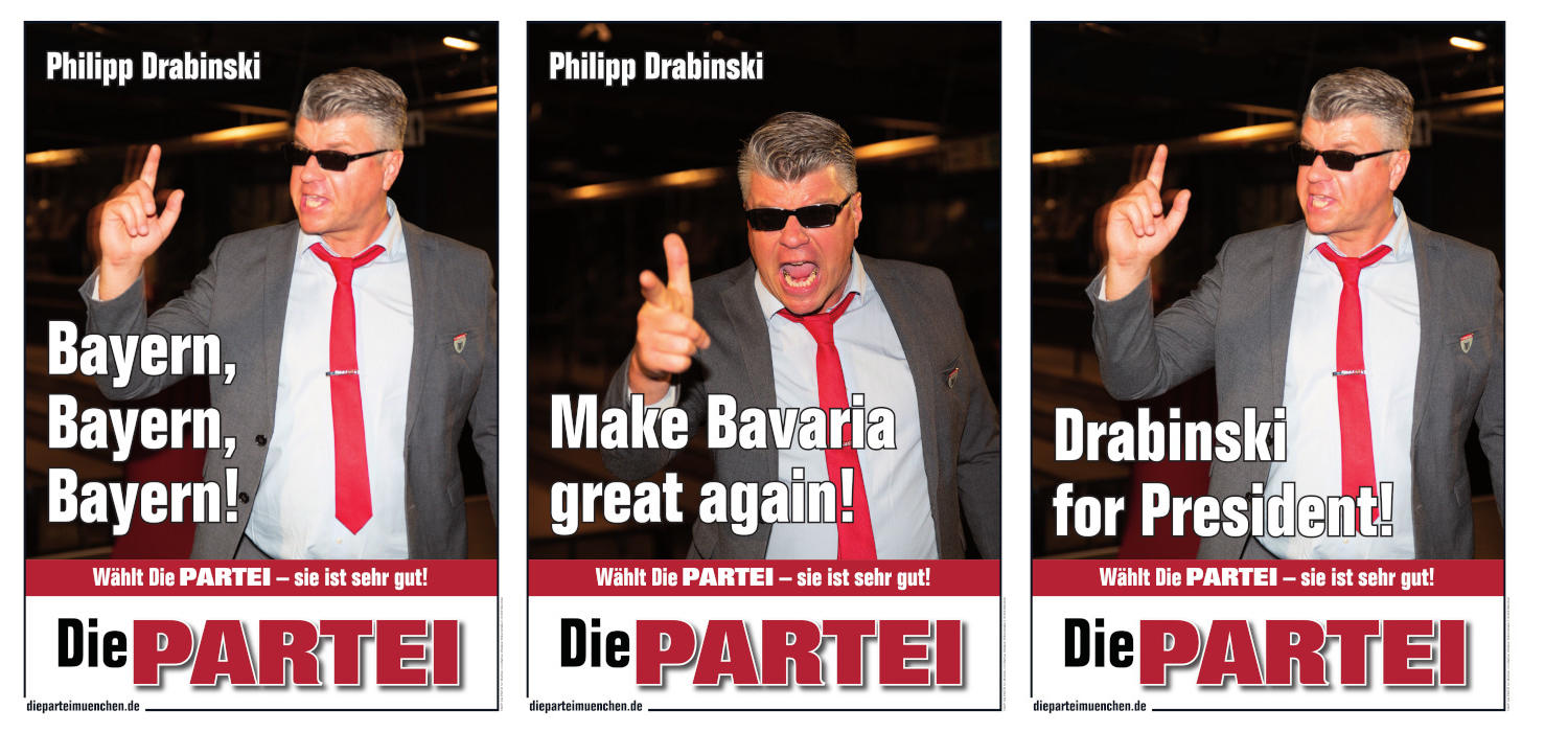Philipp Drabinski Wahlplakate zur Landtagswahl in Bayern 2023